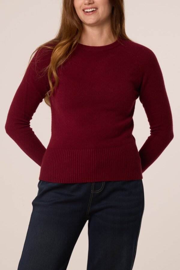 2026/09/1000498424.jpg Round Neck Knit Top With Detailed Sleeve