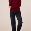2026/09/1000498425.jpg Round Neck Knit Top With Detailed Sleeve