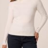 2026/09/1000498435.jpg Round Neck Knit Top With Detailed Sleeve