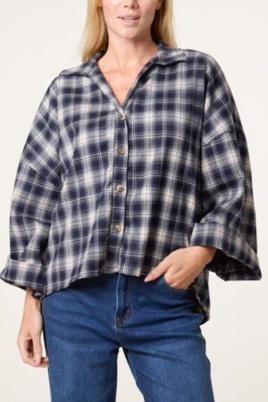 2026/10/1000502686.jpg Checked Loose Fit Shirt