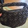 Woven Faux Leather Bag