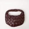 Woven Faux Leather Bag