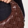 Woven Faux Leather Bag
