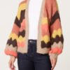 Geometric Patterned Cardigan