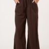 Cotton Cord Wide Leg Trousers
