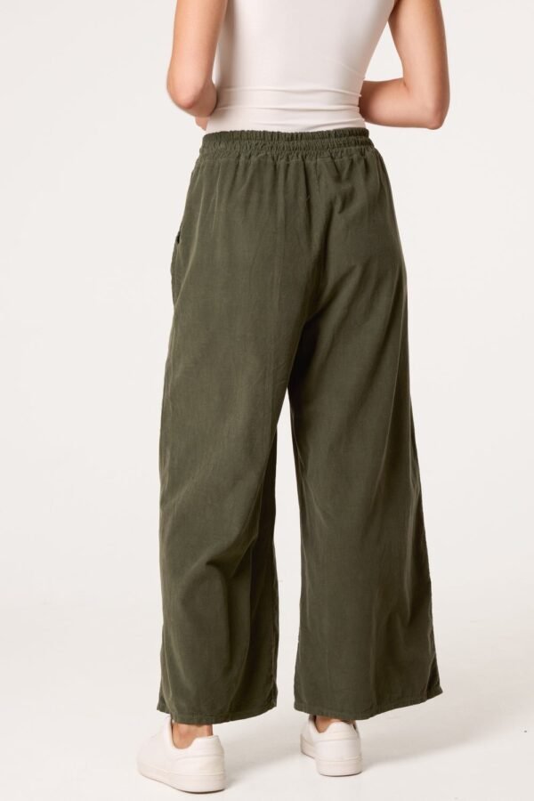 Cotton Cord Wide Leg Trousers