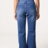 High-Waisted Stretch Jeans – Mid Blue
