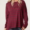 2026/10/1000512319.jpg Striped Oversized Fine Knit Jumper
