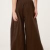 100% Cotton Wide Leg Corduroy Trousers