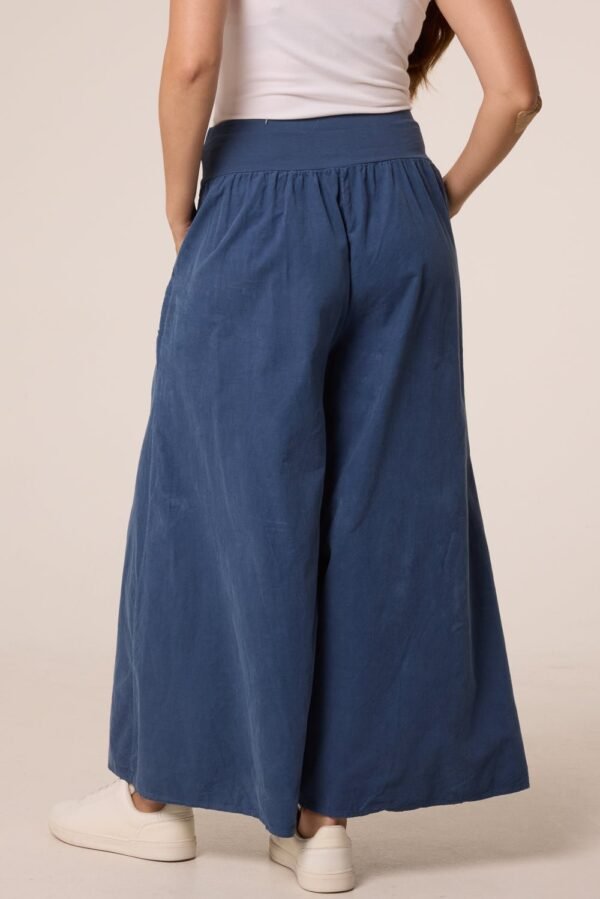 100% Cotton Wide Leg Corduroy Trousers