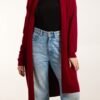 Star Back Long Cardigan