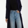 Star Back Long Cardigan