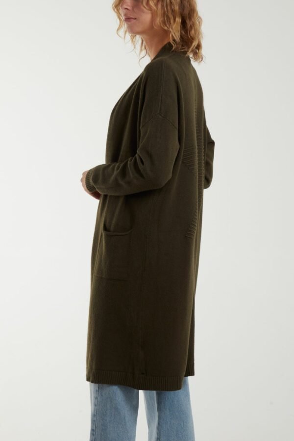 Star Back Long Cardigan