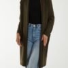 Star Back Long Cardigan