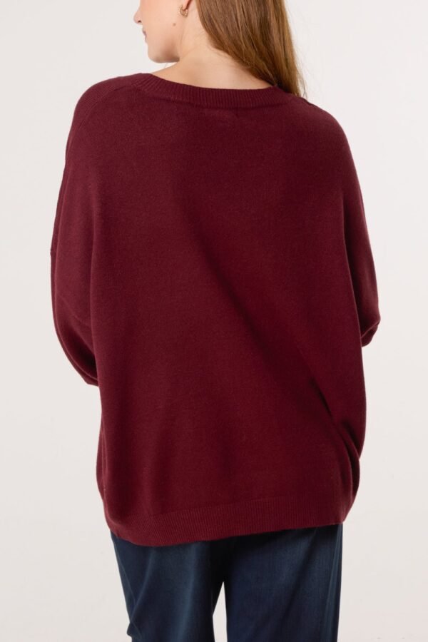 2026/10/1000512374.jpg Ribbed Star Fine Knit Jumper