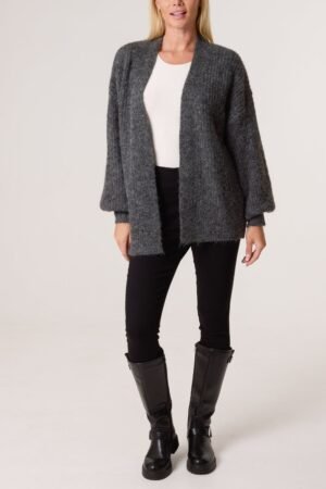 Balloon Sleeve Cardigan