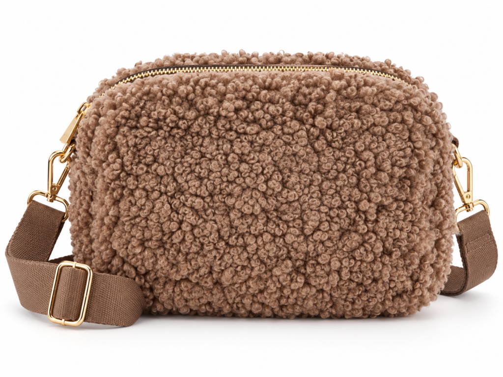 Fluffy Teddy Crossbody Bag